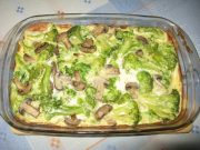 Recept na zapečenou brokolici s houbami: Vše na jednom pekáči. Rychlá příprava a vynikající chuť!