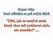 Super vtip: Paní učitelka se ptá svých žáků