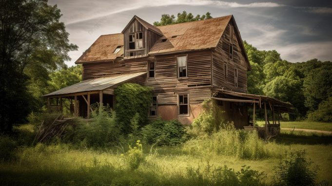 pngtree-an-old-abandoned-house-sits-in-a-field-image_2690224