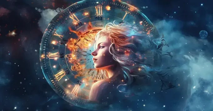 astrology-calendar-virgo-magical-zodiac-sign-astrology-esoteric-horoscope-fortune-telling-concept-virgo-zodiac-universe-generative-ai